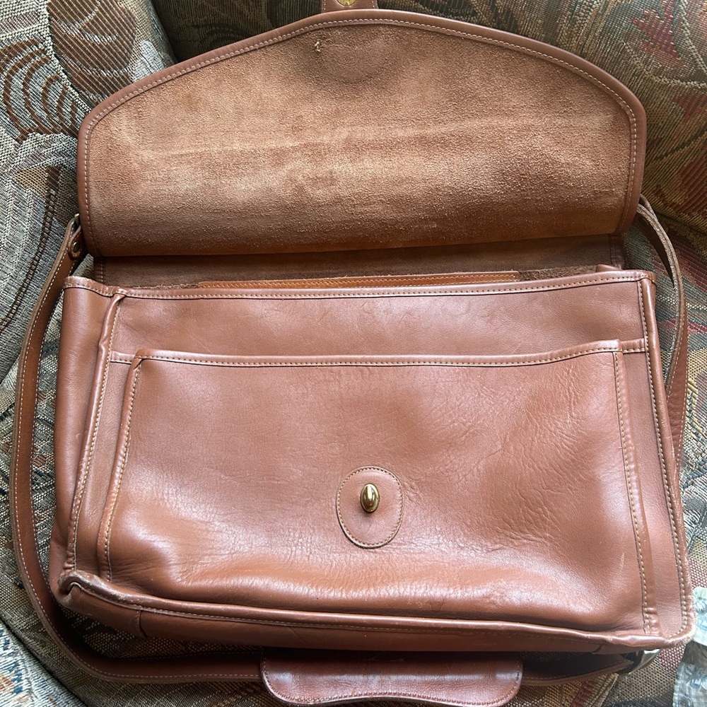 Brown Leather Satchel Bag